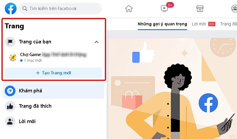 Cách đổi tên trang trên facebook bằng điện thoại