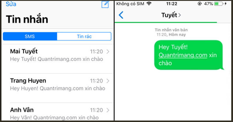 Hoàn thành gửi tin nhắn hàng loạt iphone bằng cách sử dụng phím tắt Mass Message