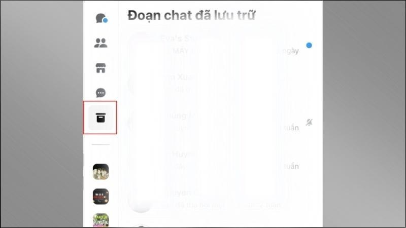 Cách xem lại tn đã xóa trên messenger