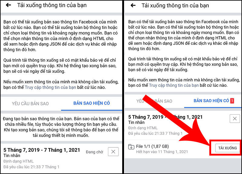 Làm cách nào để khôi phục tin nhắn trên messenger