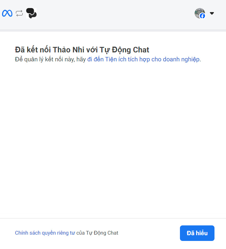 Buoc 3: Tich hop AI Chatbot vao Fanpage - hinh 3