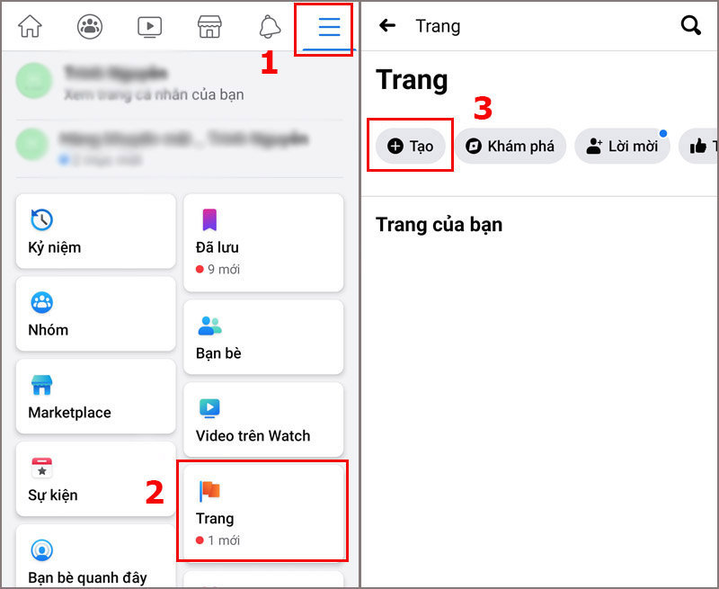 Cách tạo fanpage bán hàng trên facebook bằng điện thoại