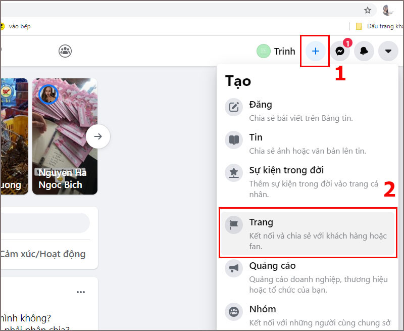 Cách tạo fanpage trên facebook bằng máy tính