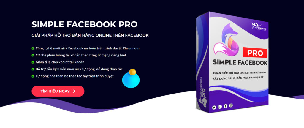 Simple Facebook - phần mềm gửi tin nhắn hàng loạt trên facebook