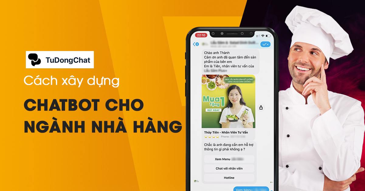 8 Kịch bản chatbot nhà hàng