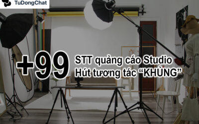 +99 STT quảng cáo Studio chụp ảnh độc đáo hút tương tác “KHỦNG”