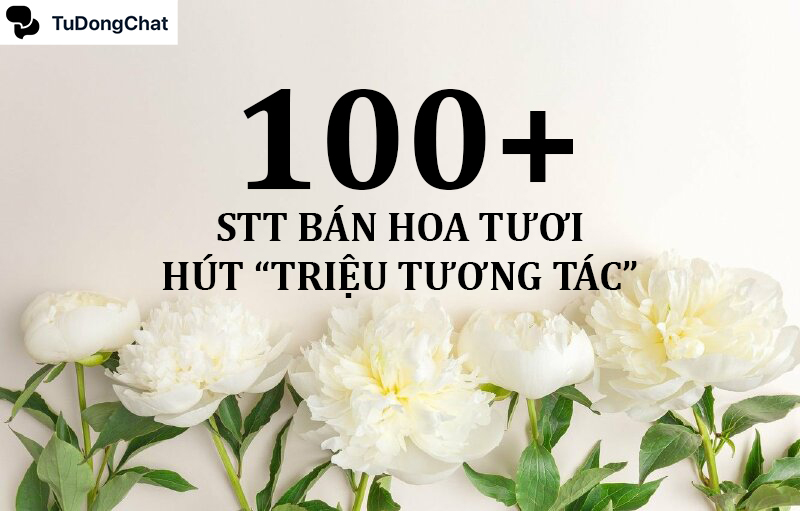 100+ STT bán hoa tươi hút “Triệu tương tác” bùng nổ doanh thu