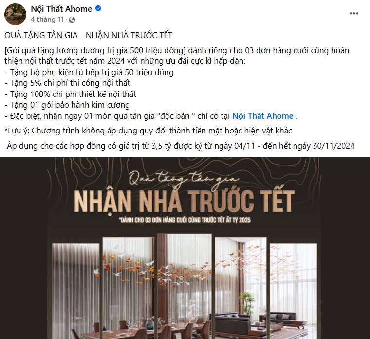 60+ Mẫu content nội thất ấn tượng, hút “Triệu Tương Tác”