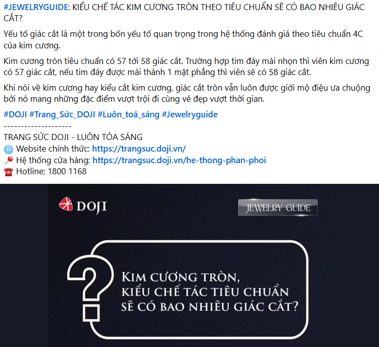 50+ Mẫu content bán trang sức hấp dẫn “Hút triệu like”