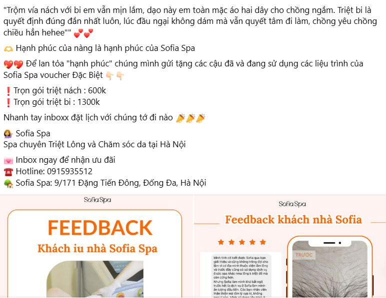 30+ Mẫu content Spa khiến chị em “Đổ xô” đi làm đẹp