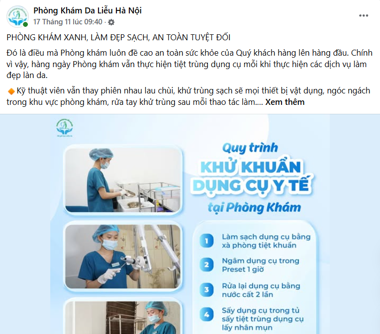 30+ Mẫu content trị mụn chạm đến “Niềm Tin” của khách hàng