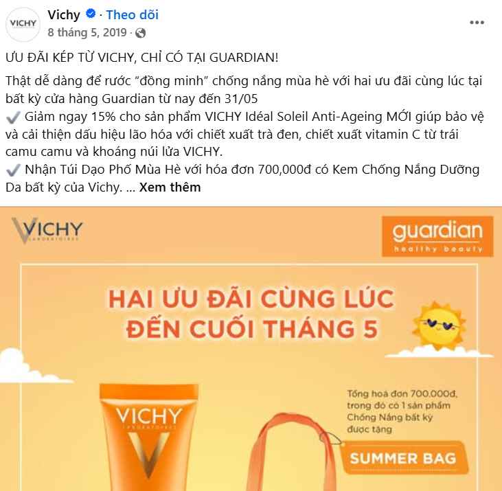 Mẫu content kem chống nắng chuyên nghiệp, ấn tượng