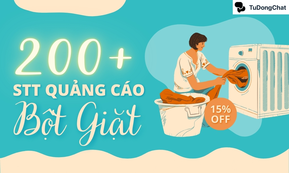 STT quảng cáo bột giặt hấp dẫn, thu hút khách hàng