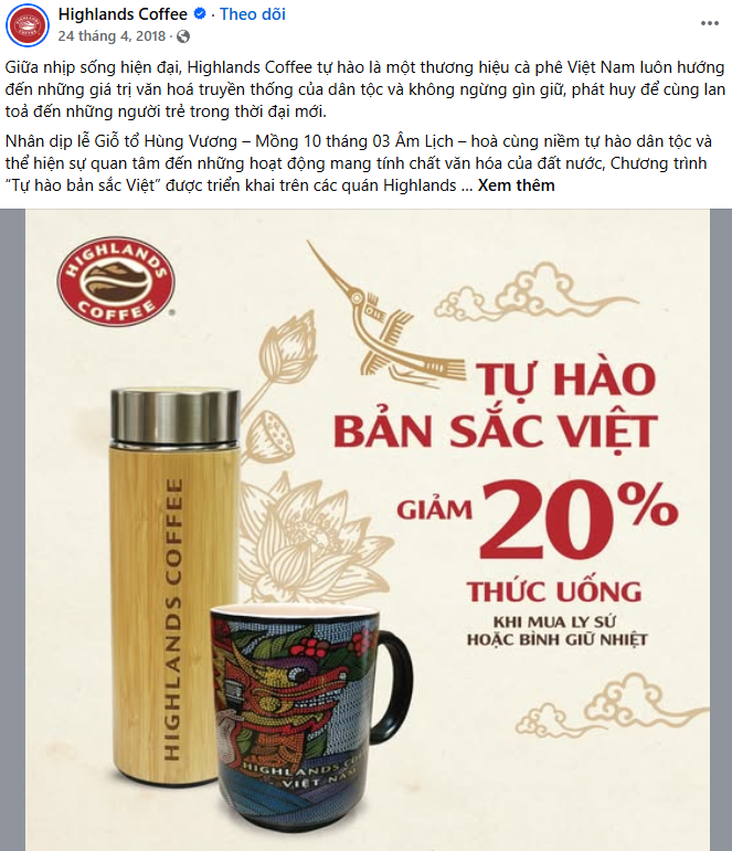 Mẫu content Giỗ Tổ Hùng Vương thu về TRIỆU tương tác