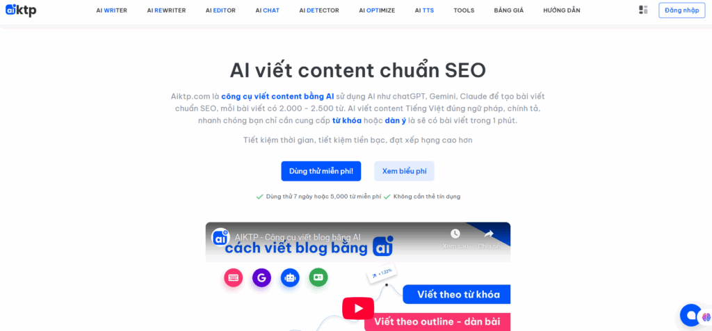 Cách tự động viết content bằng AI với tool AIKTP miễn phí 2025 2 Cách tự động viết content bằng AI với tool AIKTP