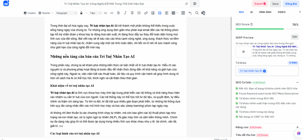 Cách tự động viết content bằng AI với tool AIKTP miễn phí 2025 5 Cách tự động viết content bằng AI với tool AIKTP