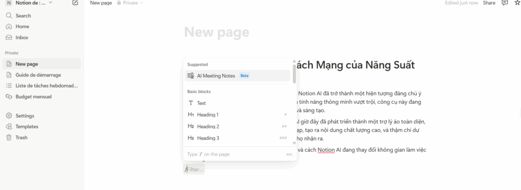 Cách viết content dễ dàng đạt top 1 với AI bằng tool Notion AI 2025 6 Cách viết content dễ dàng đạt top 1 với AI