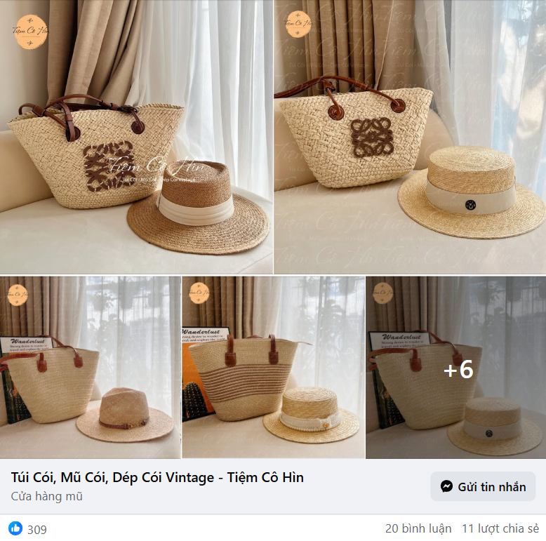 Mẫu content bán mũ ấn tượng khiến khách hàng “Đổ gục”