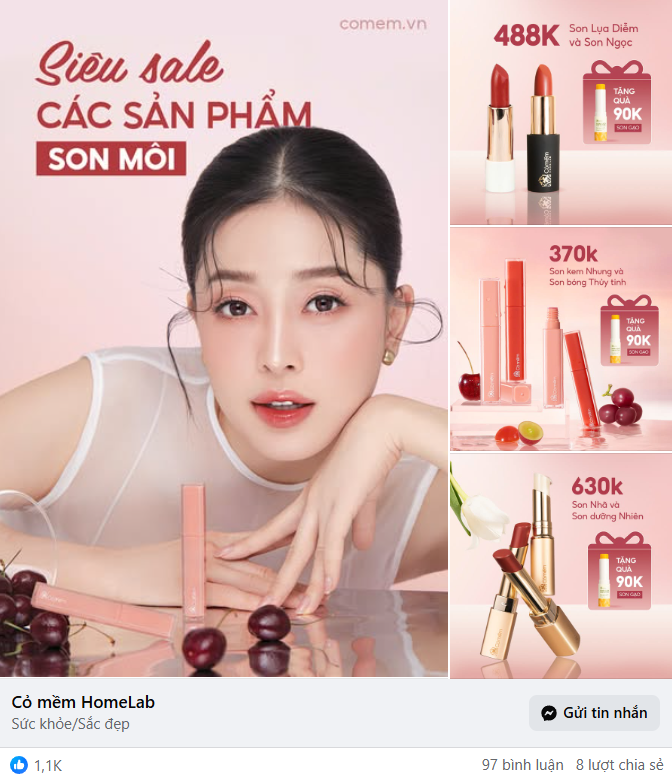 100+ Mẫu content bán son môi “Siêu Đắt Khách” cho các chủ shop 127 Mẫu content bán son môi “Siêu Đắt Khách”