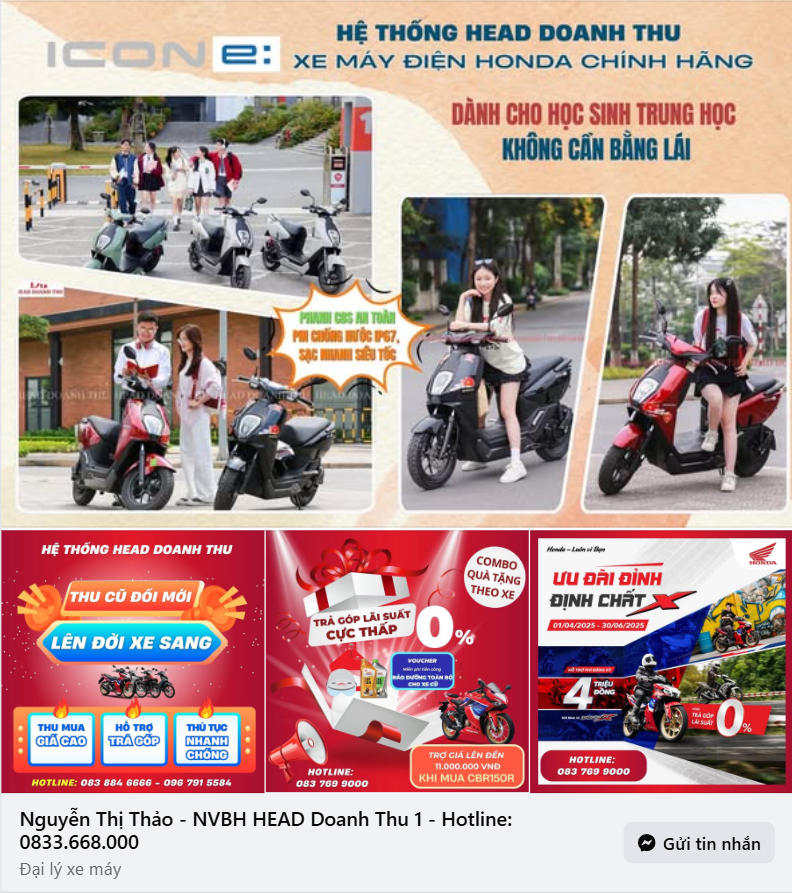 60+ Mẫu content bán xe máy “Xịn” chốt đơn Ầm Ầm 78 Mẫu content bán xe máy “Xịn” chốt đơn Ầm Ầm