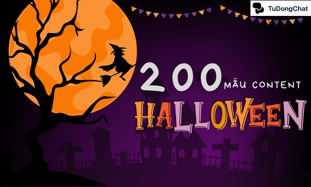 200 Mẫu content Halloween “Rùng rợn” hút triệu tương tác