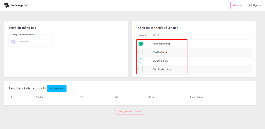 Chatbot thu thập số điện thoại tự động