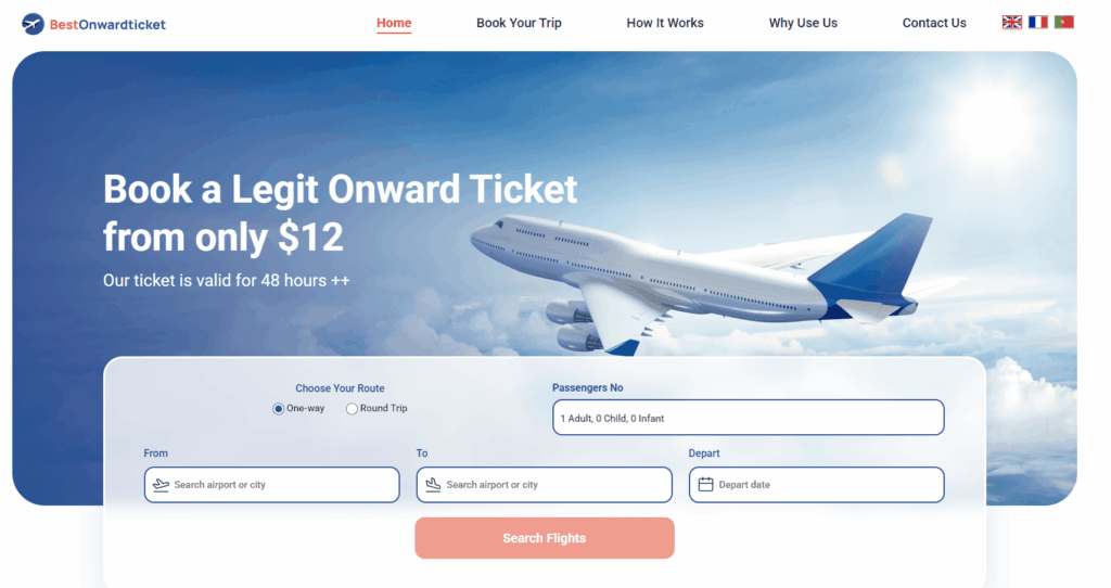 Best 10 Dummy Ticket Websites for Proof of Onward Travel 3 Dummy Ticket Websites for Proof of Onward Travel
