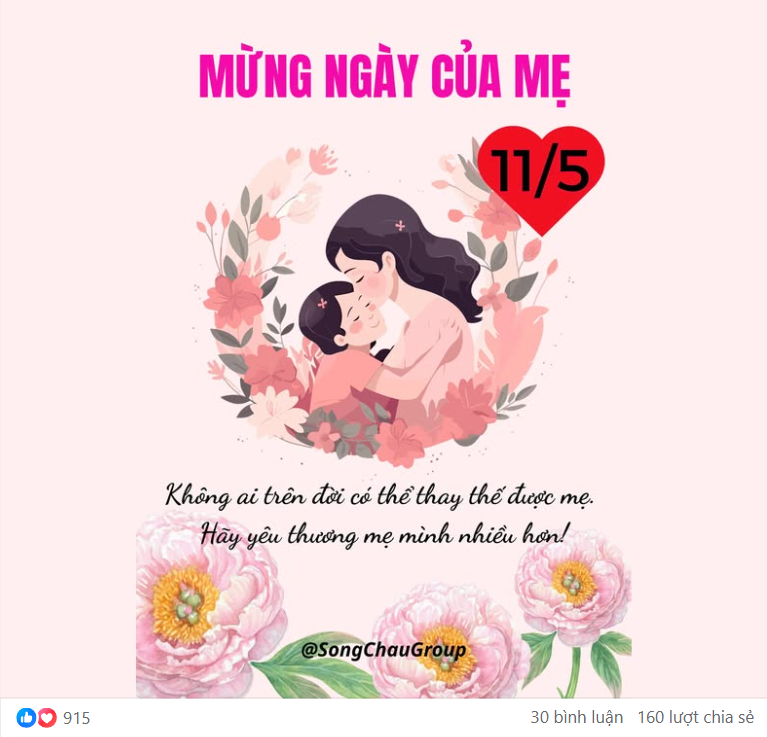 50 Mẫu content ngày của Mẹ chiếm trọn cảm xúc của khách hàng 6 Mẫu content ngày của Mẹ chiếm trọn cảm xúc của khách hàng