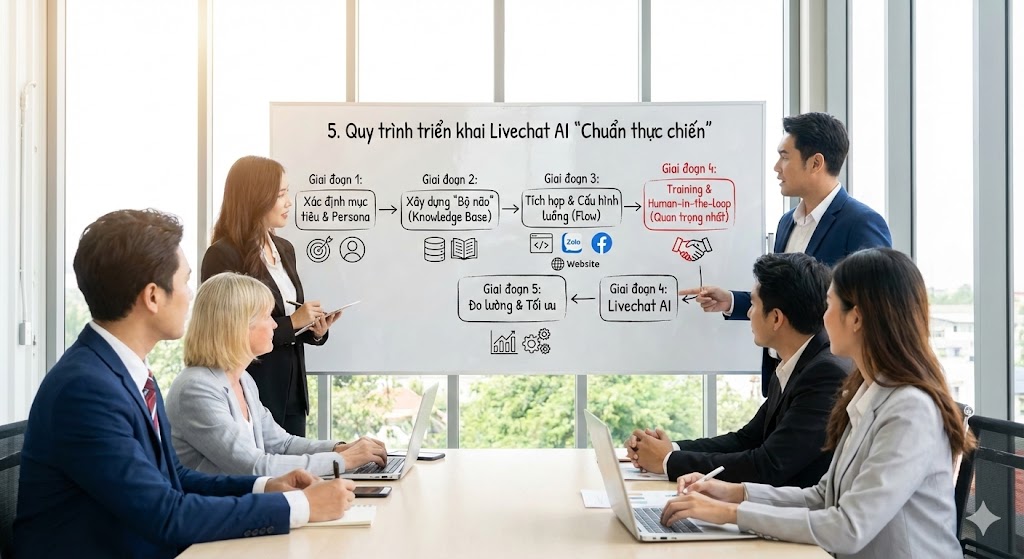 Livechat tích hợp AI: Bí quyết bùng nổ doanh thu thời đại số 4 Livechat tích hợp AI: Bí quyết bùng nổ doanh thu thời đại số