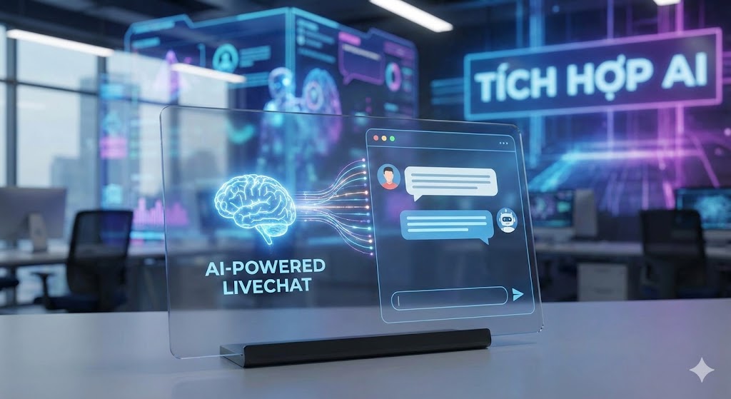 Livechat tích hợp AI: Bí quyết bùng nổ doanh thu thời đại số 1 Livechat tích hợp AI: Bí quyết bùng nổ doanh thu thời đại số