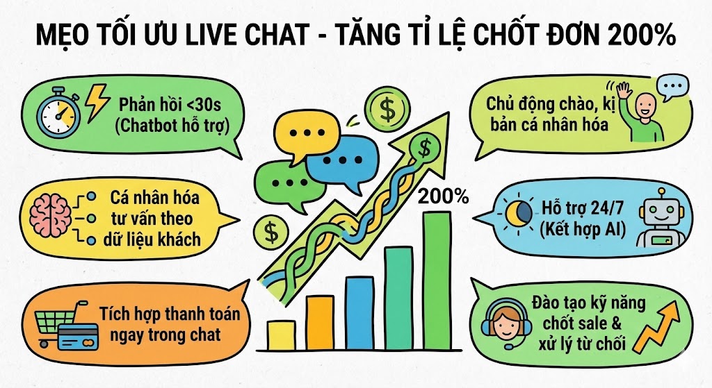 Cách tích hợp Live Chat cho website