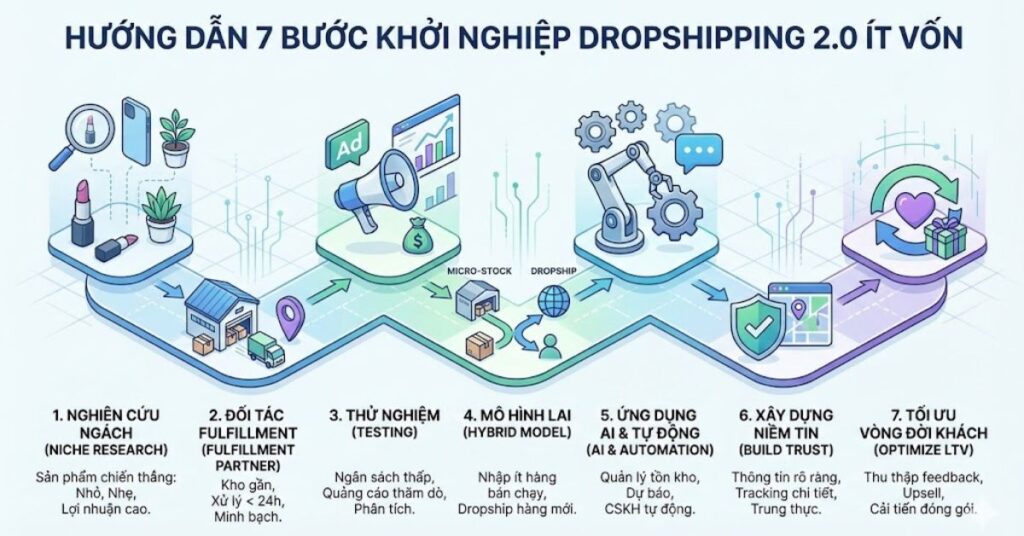 Cách làm Dropshipping 2025: Kinh doanh hàng nhập khẩu ít vốn hiệu quả 4 Cách làm Dropshipping 2025: Kinh doanh hàng nhập khẩu ít vốn hiệu quả