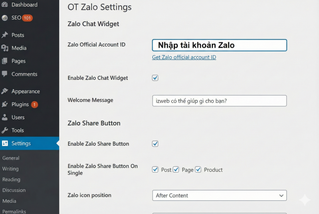 Cách nhúng Zalo vào website đơn giản chỉ với 3 bước 10 Cách nhúng Zalo vào website