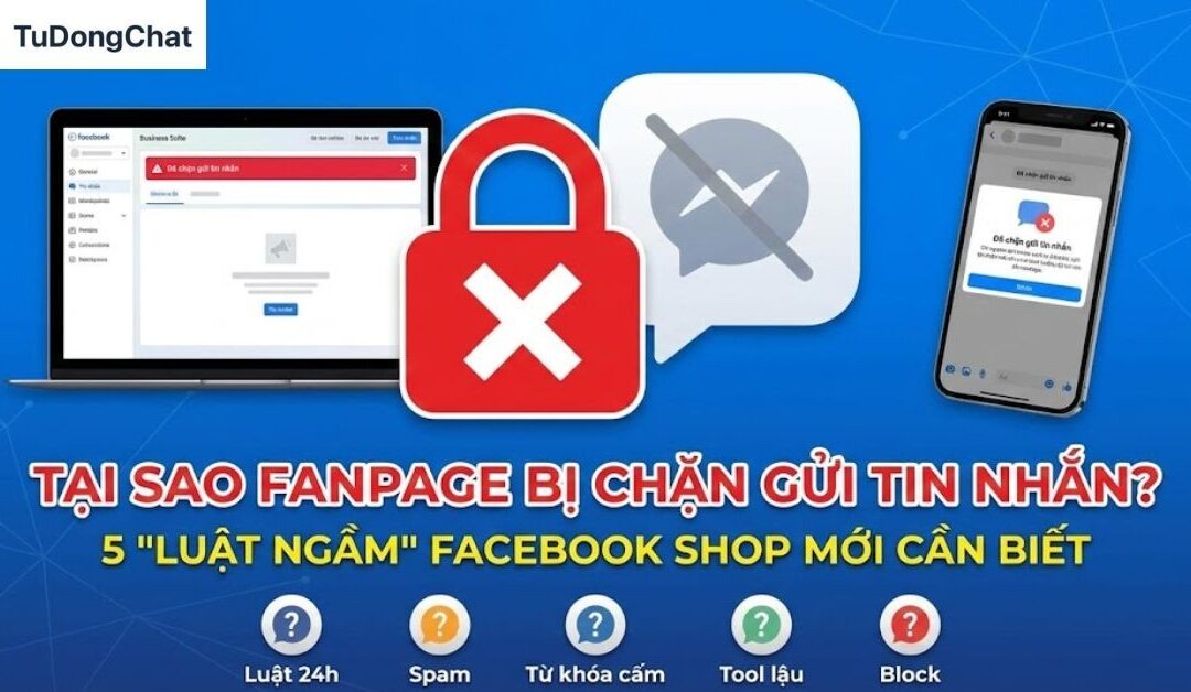 Tại sao Fanpage bị chặn gửi tin nhắn? 5 “Luật Ngầm” Facebook shop mới cần biết