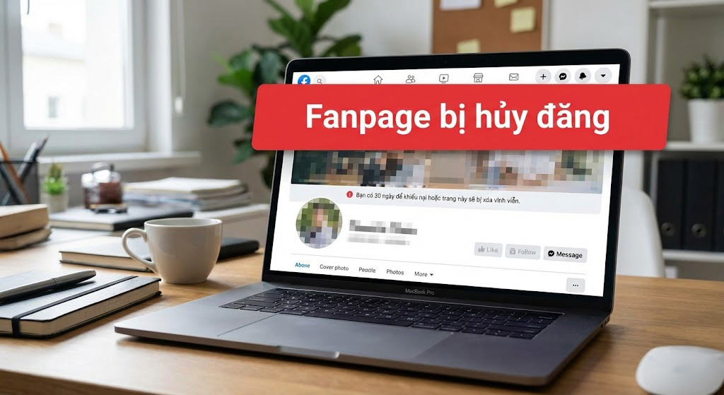 Fanpage bị hủy đăng: Nguyên nhân & Cách khắc phục hiệu quả