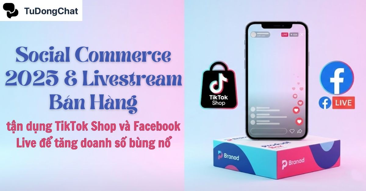 Social Commerce 2025 & Livestream bán hàng: Tận dụng TikTok Shop và Facebook Live để tăng doanh số bùng nổ