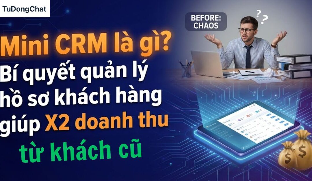 Mini CRM là gì? Bí quyết quản lý hồ sơ khách hàng giúp X2 doanh thu từ khách cũ