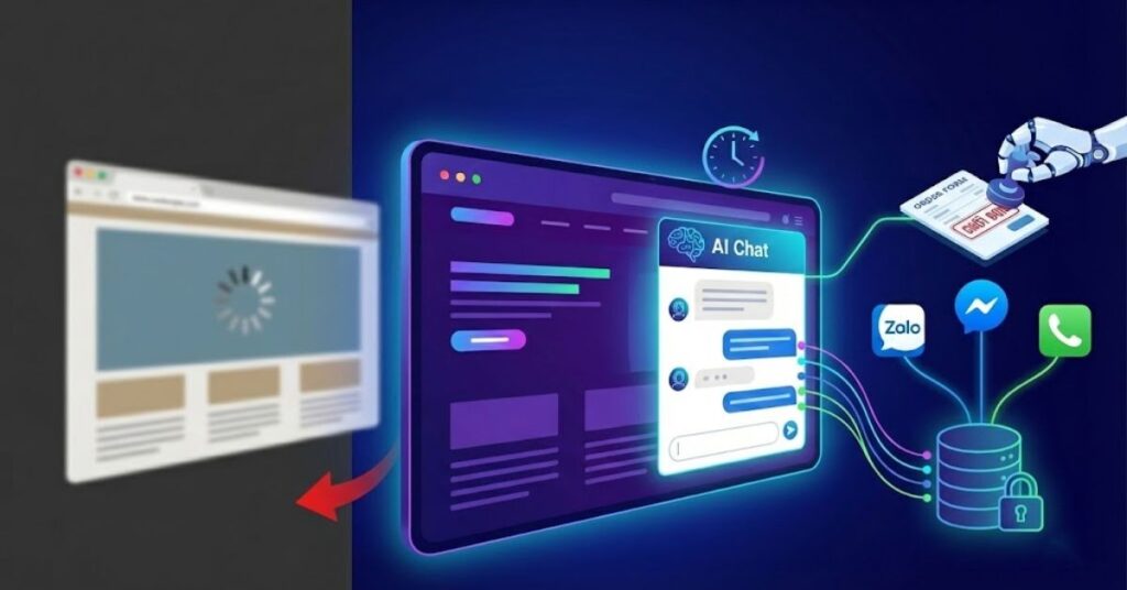 Tích hợp Live Chat AI & Chatbox Đa Kênh cho Website: Xu hướng Tự động hóa Bán hàng 2026 1 Tích hợp Live Chat AI & Chatbox Đa Kênh cho Website: Xu hướng Tự động hóa Bán hàng 2026