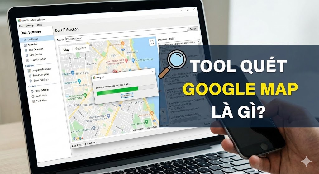 Tool quét data Google Map miễn phí