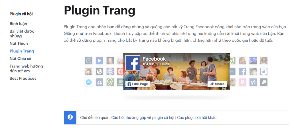 Cách nhúng Fanpage vào website
