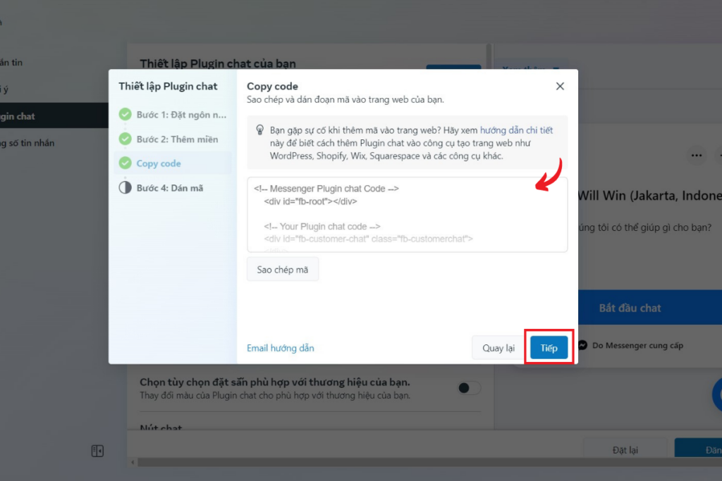 Cách nhúng Messenger vào website đơn giản & nhanh nhất 2026 6 Cách nhúng Messenger vào website