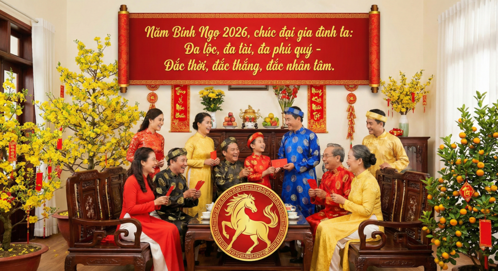 100+ Câu chúc Tết gia đình hay và ý nghĩa nhất 2026 Bính Ngọ 1 Câu chúc Tết gia đình hay và ý nghĩa