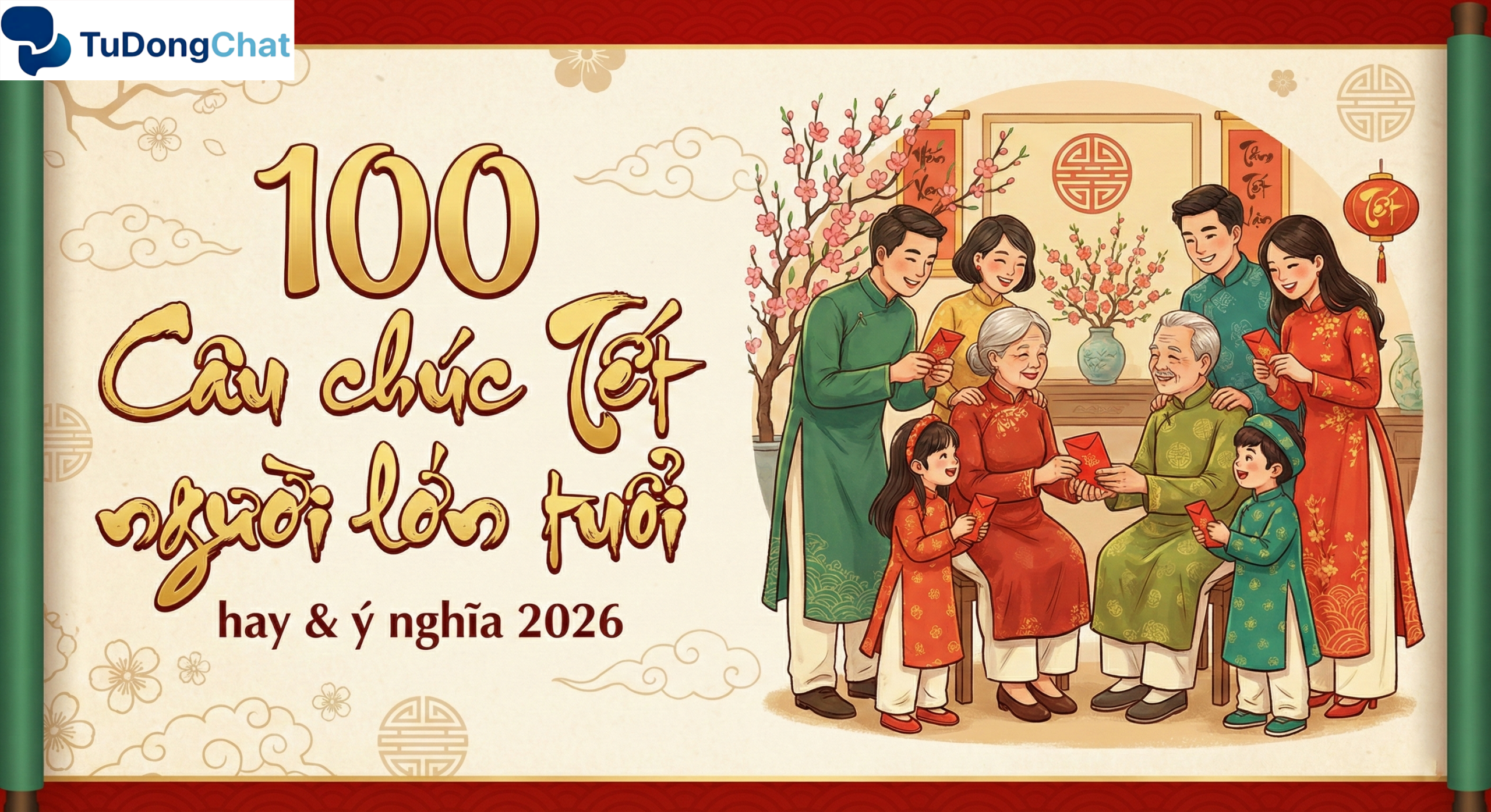 Câu chúc Tết người lớn tuổi, ông bà hay & ý nghĩa