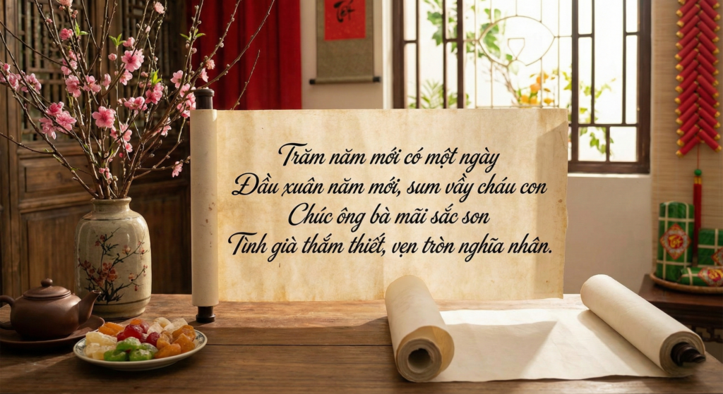 Câu chúc Tết người lớn tuổi, ông bà hay & ý nghĩa