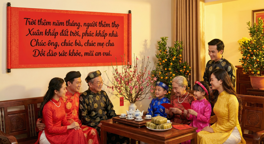 Câu chúc Tết người lớn tuổi, ông bà hay & ý nghĩa