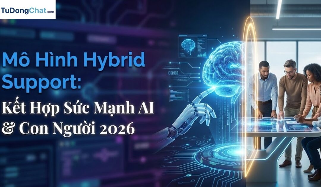 Mô Hình Hybrid Support: Kết Hợp Sức Mạnh AI & Con Người 2026