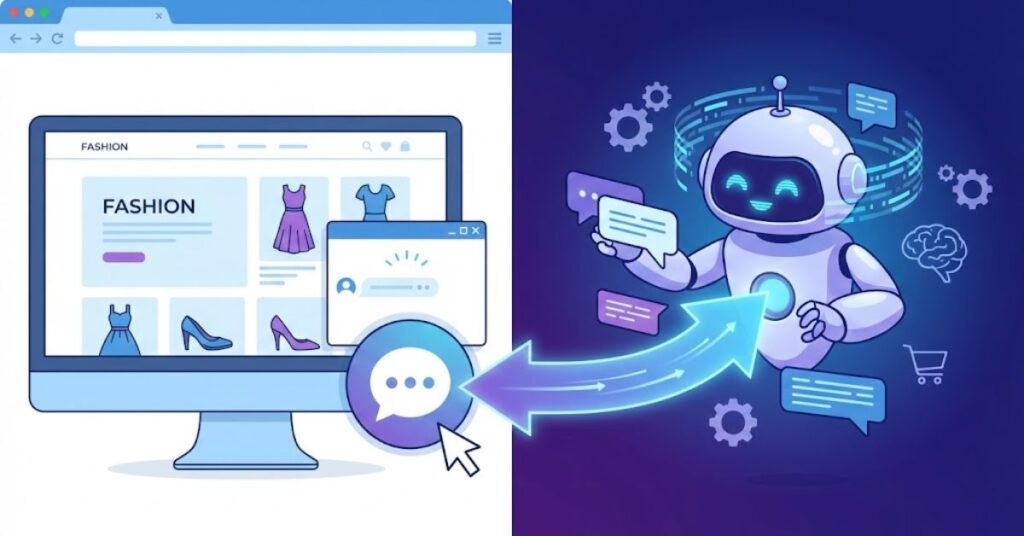 Tích hợp Chatbot & Chatbox: Bí kíp X3 Đơn Hàng Tự Động cho Shop Thời Trang 2026 1 Tích hợp Chatbot & Chatbox: Bí kíp X3 Đơn Hàng Tự Động cho Shop Thời Trang 2026