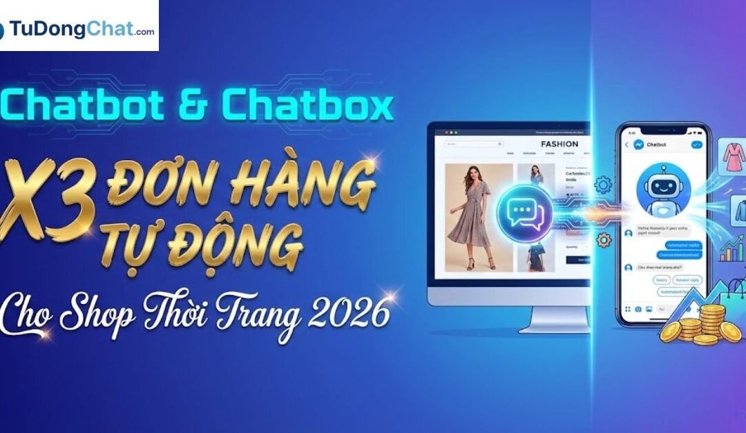 Tích hợp Chatbot & Chatbox: Bí kíp X3 Đơn Hàng Tự Động cho Shop Thời Trang 2026