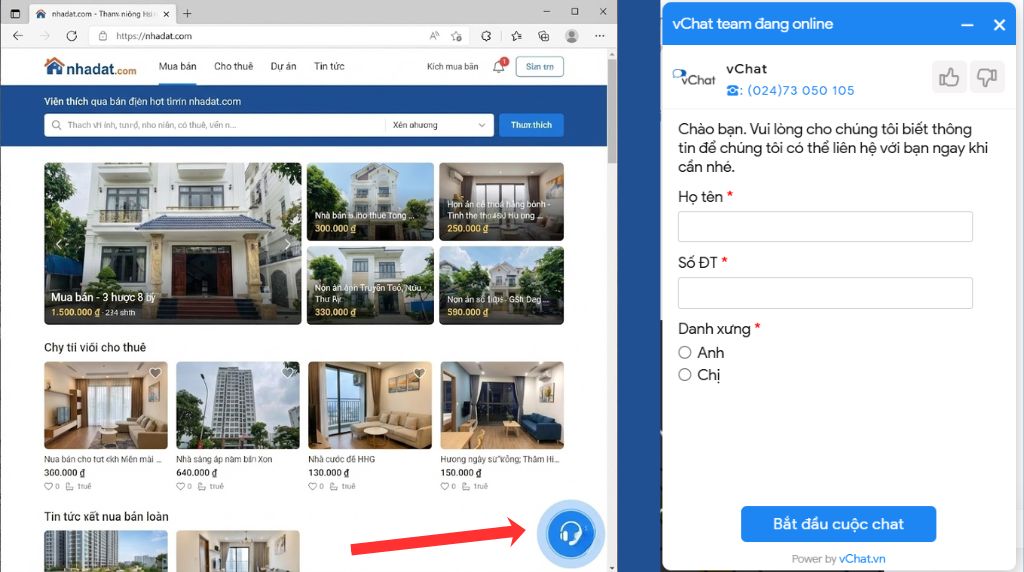 Cách sử dụng vChat toàn tập: Từ cài đặt đến bí quyết "săn khách" trên Website 5 Cách sử dụng vChat toàn tập: Từ cài đặt đến bí quyết "săn khách" trên Website