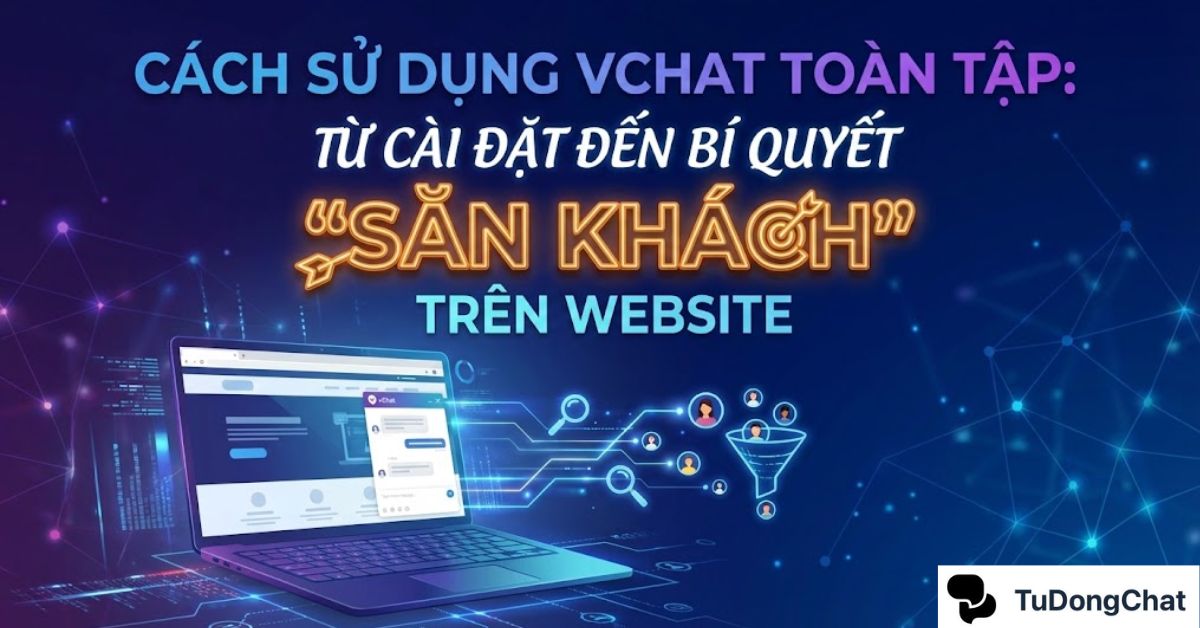 vchat Cách sử dụng vChat toàn tập: Từ cài đặt đến bí quyết "săn khách" trên Website
